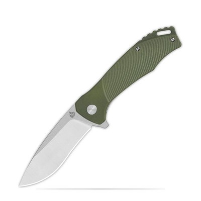 QSP Knife Raven QS122B1 Linerlock Green G10 Folding Pocket Knife Outdoor Gear
