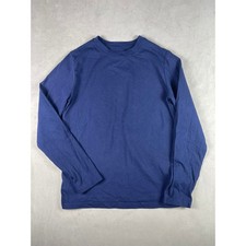 Cat  Jack Boys Navy Blue Long Sleeve Crewneck T-Shirt Size M 8/10 Basic Tee