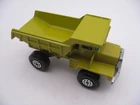 MATCHBOX 1-75 No28 MACK DUMP TRUCK MADE IN ENGLAND 1972 and 1973 BY LESNEY