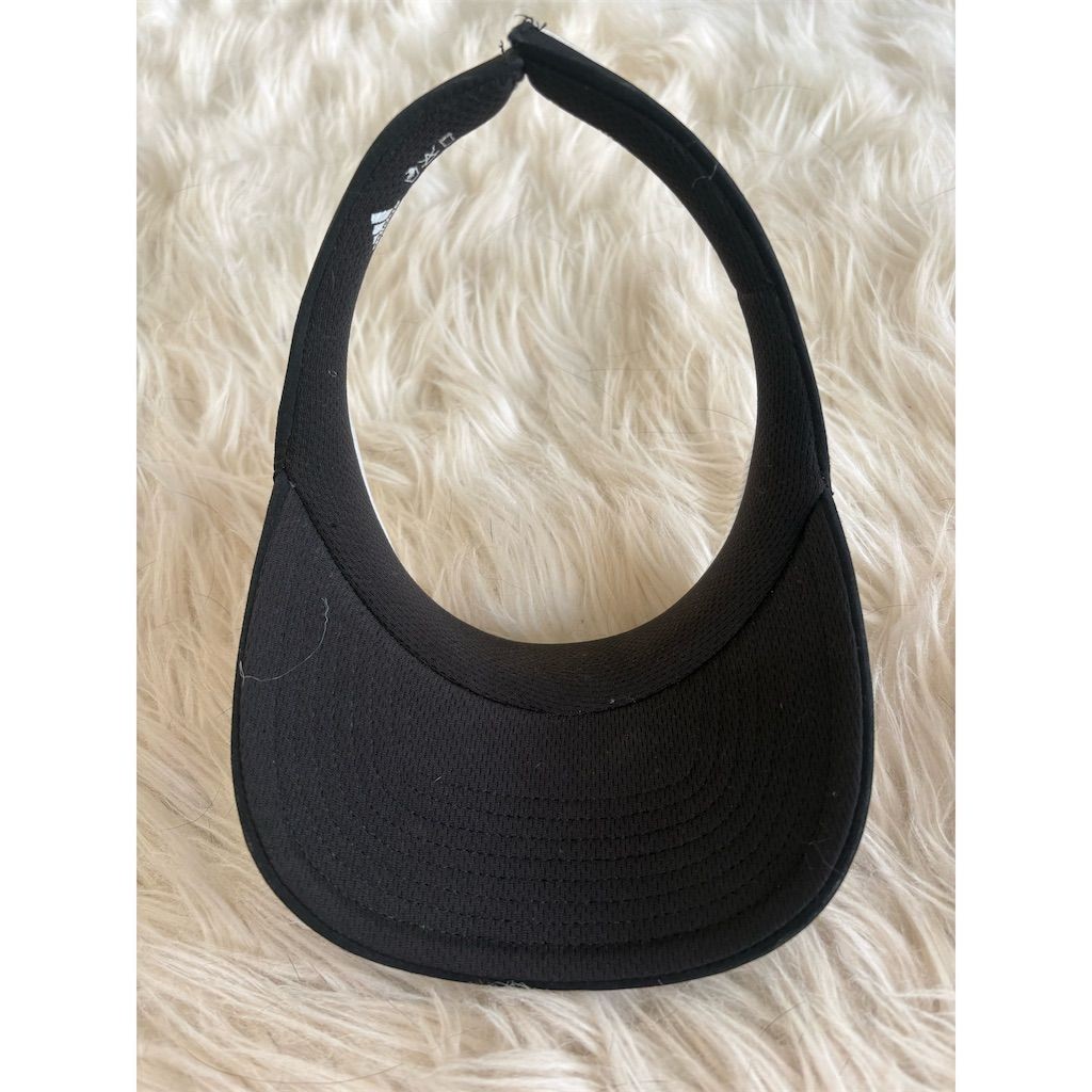 Adidas Women's Black Climalite Aeroready Visor Hat Adjustable Strap thumbnail 2