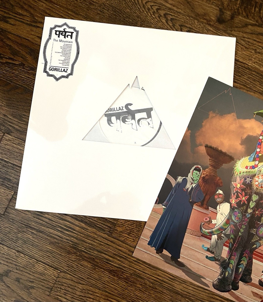 Gorillaz - The Mountain **WHITE LABEL VINYL** NEW / Bonus Print