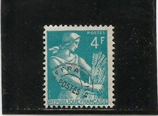 FRANCE préoblitéré n° 106b cercle ext surcharge double neuf (*)