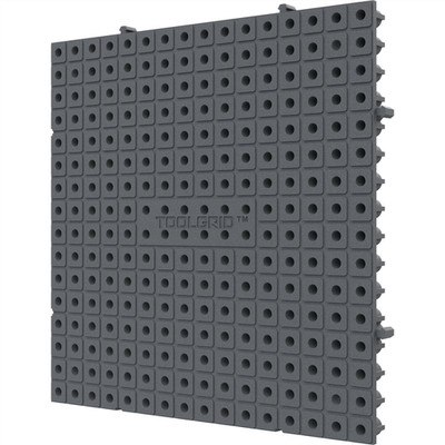 Toolgrid TGB-6X6 Modular Board 16pc Pack - Grey