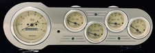 1953 1954 Chevy Car 5 Gauge Dash Panel Insert Set Powder Coated