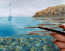 油画风景原创艺术绘画| eBay
