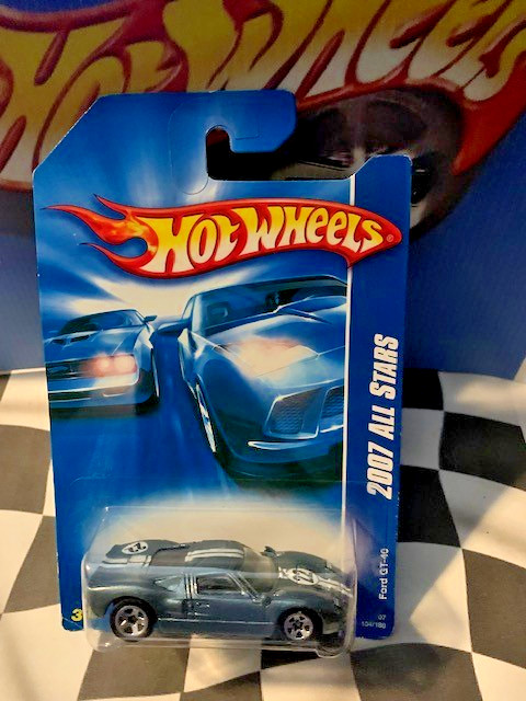 Hot Wheels 2007 All Stars 2/24 134 1966 Ford GT-40 GRAY 5SP Thailand