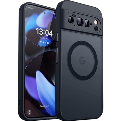 Handyhülle Pixel 10 Pro XL Protektoren Glas Kameraschutz Magnet Schwarz