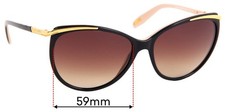 SFx Replacement Sunglass Lenses fits Ralph Lauren RA 5150 - 59mm Wide