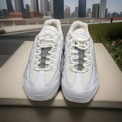 Nike Air Max 95 ホワイト 7.5 Nike Air Max 95 Essential White Pure Platinum Silver Mens