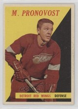 1958-59 Topps Marcel Pronovost #24 HOF wy5