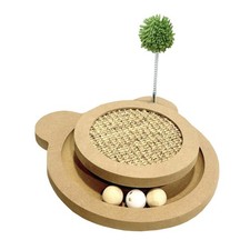 Cute Cat Scratcher,Interactive Scratcher Toys for Indoor Cats and Kitten Natu...