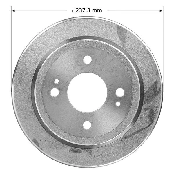 For Honda Civic 1984 Bendix PDR0473 Global Premium Rear Brake Drum Foto 2 de 3