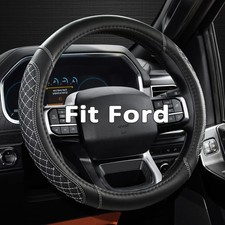Customized Auto Car Steering Wheel Cover for Ford F-150, F-250, F-350, Expedi...