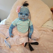 Lifelike Reborn Avatar Dolls 19" Dough Suade Body And Vinly Limbs