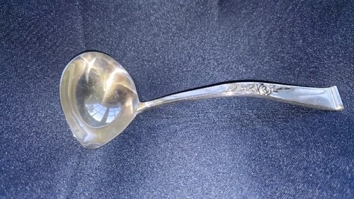 Classic Rose by Reed and Barton Sterling Silver Gravy Ladle 6 1/2" No Monogram