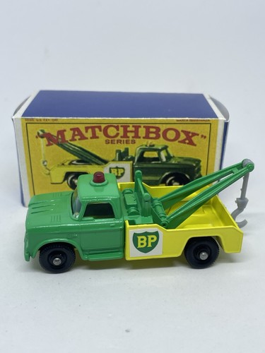 Vintage Lesney Matchbox 13 Custom Reverse Color BP Wreck Truck Repro Box. - Bild 6 von 6