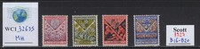 WC1_32635 NETHERLANDS. 1927 CHILDREN WELFARE semi-postal set. Sc. B16-B20. MH