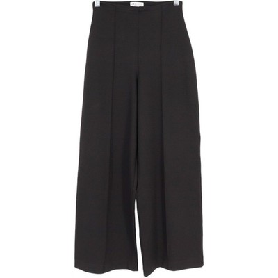 Ripley Rader Women's Black Ponte Knit Wide Leg High Waist Pants Size 3 M Stretch
