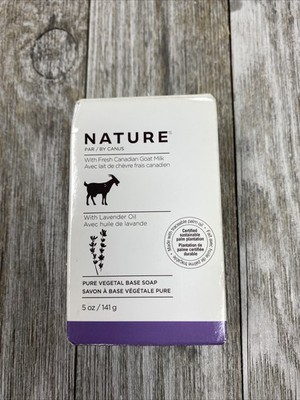 Nature By Canus Bar Soap - Goats Milk - Lavender Oil - 5 oz