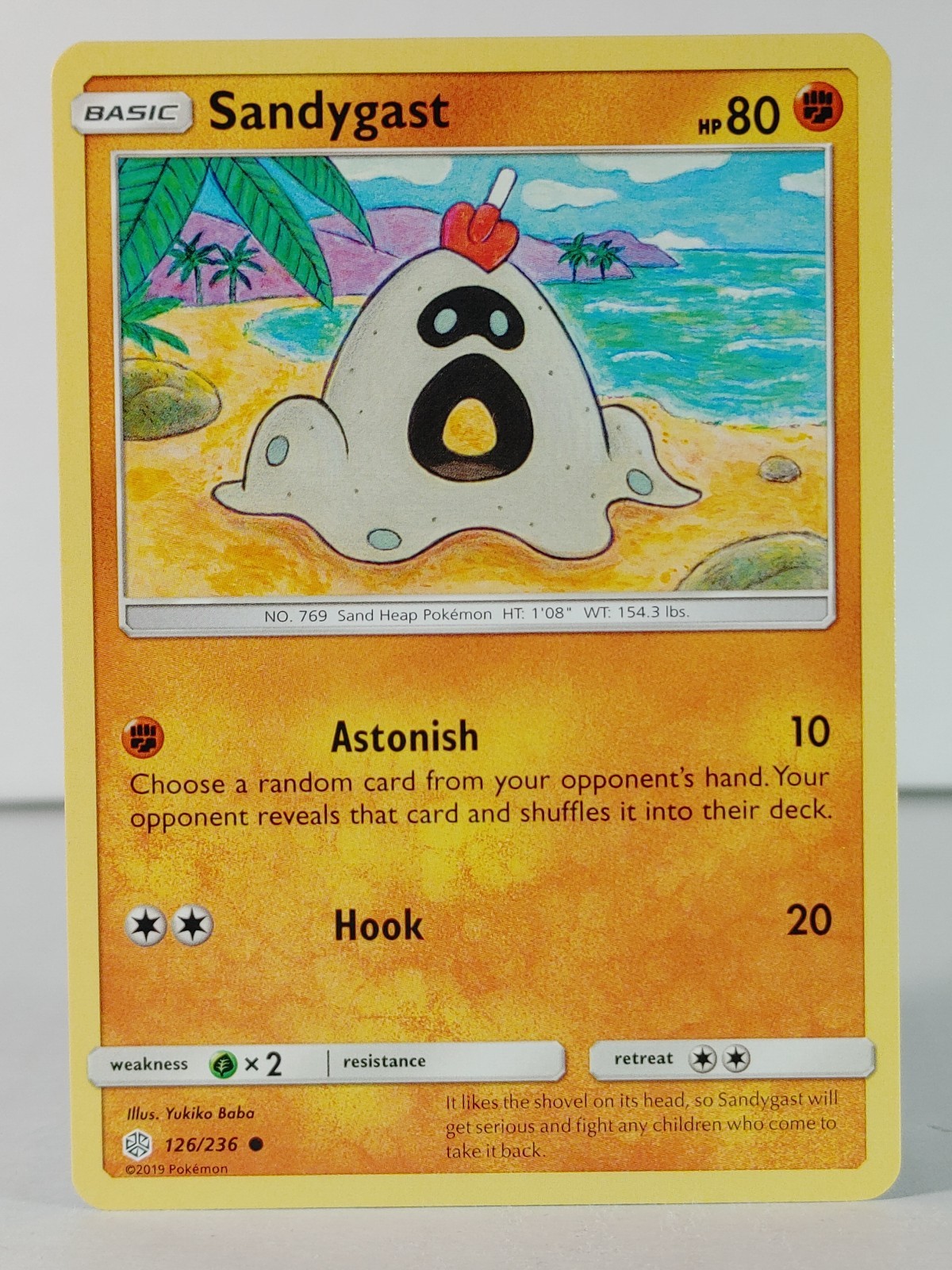 Sandygast - SM: Cosmic Eclipse #126 - POKEMON - NM -singles
