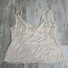 Vintage Bali Nylon Camisole Lacey Details Size 40