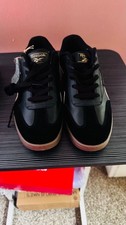 Reebok Black Suede and Leather Sneakers Size 8