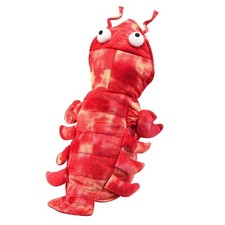 Mogoko Dog Cat Lobster Costume, Pet 16.5"Neck Girth, 20.0"Chest, red