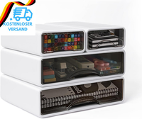 4 StüCk Schreibtisch Organizer, Stapelbar BüRo Organizer Aufbewahrungsbox, Schub