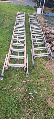 Fiber glass Ladder 32' Extension Ladder 728865200181| eBay