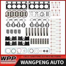 AFM Lifter Kit Head Gasket Set Head Bolts Lifters & Guides For Chevrolet GM 5.3L