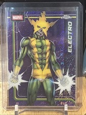 Topps Chrome Marvel 2026 Electro #115 /75 Purple Shimmer Refractor