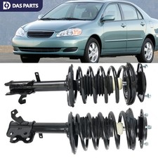 Front Lr Struts W Coil Spring For 1993-2002 Toyota Corolla Chevrolet Geo Prizm