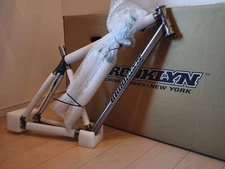 Brooklyn Machine Works Gangsta V4 S RAW Frame Set New Fixed Gear Track Bike BMW