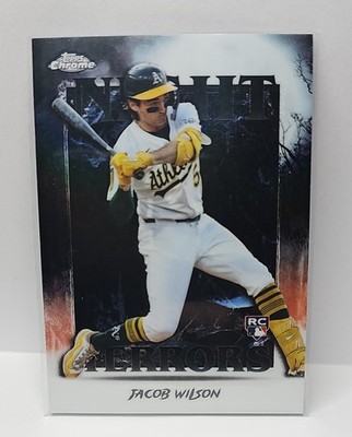 2025 Topps Chrome Update Series - Night Terrors Jacob Wilson #NT-11 (RC)