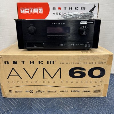 ANTHEMS AVM 60 11.2 DOLBY ATMOS AUDIO/VIDEO PREAMP PROCESSOR ARC HOME THEATER