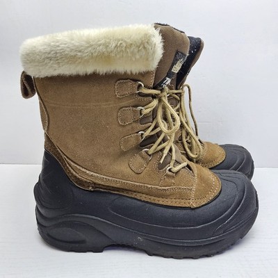 ITASCA Women's 11 Aspen Thinsulate Winter Suede Hiking Snow Boots Faux Fur  READ