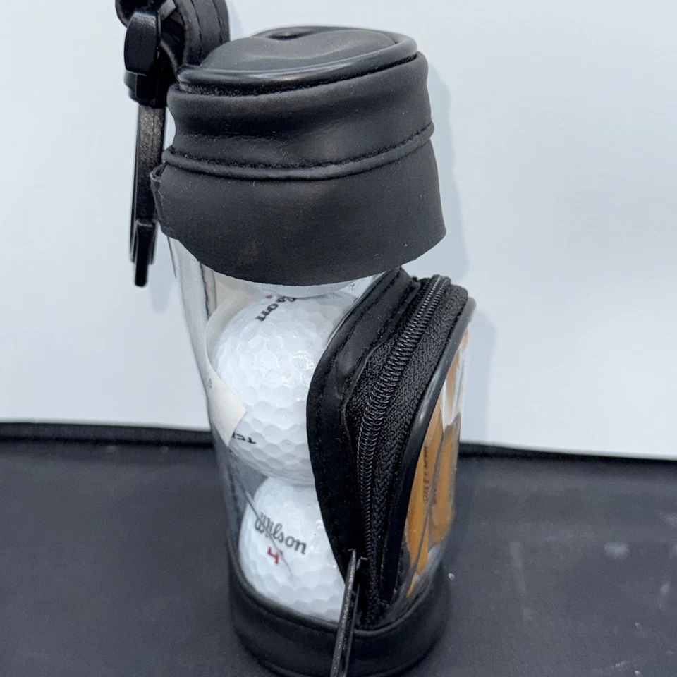 Новый USC Trojans мяч для гольфа и футболка комплект | NCAA лицензированная команда усилия прозрачный мини сумка - Изображение 3 из 4