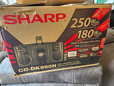 Sharp CD-DK890N 5-Disc CD Changer Mini Component System w/ Remote, Cassette