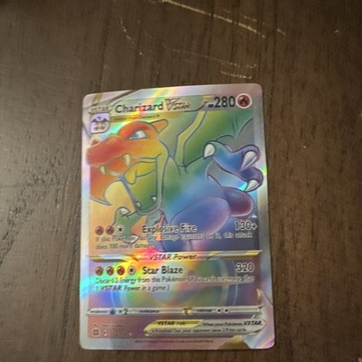 Charizard VSTAR Secret Rare Full Art Holo Card 174/172 Brilliant Stars HP 280