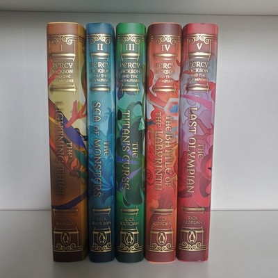 Illumicrate Exclusive 5 Percy Jackson and the Olympians series Rick Riordan book