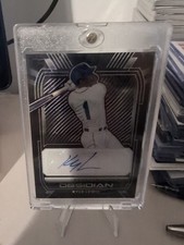 2021 Panini Chronicles Obsidian Electric Etch Purple 1/99 Kyle Lewis #O-KL Auto