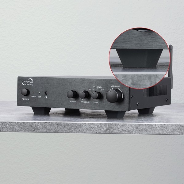 Dynavox EDS20 Silikon‑Elastomer DäMpfer – Antivibration – Hifi – 4Er‑Set – 16 Kg-image