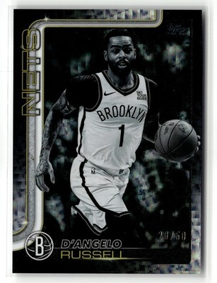 D'Angelo Russell 2025-26 Topps #8 Flash Drop #/50 Black Friday