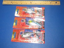 Lot of 3 Lucky Craft LVR RTO 200 150 Lipless Rattle Crankbait Lures