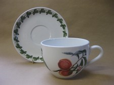Portmeirion Pomona ~ Large Breakfast Cup & Saucer ~ Grimwoods Royal George Peach