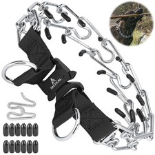 DEYACE Quick Release Dog Training Collar Adjustable Stainless Steel Collar fo...