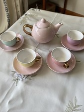 FAO Schwarz Hand-Glazed Ceramic Tea Party Set - 9pc