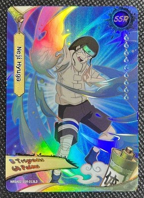 2002 Kayou Naruto Neji Hyuga Holographic Trading Card NRS402 SSR 013L3