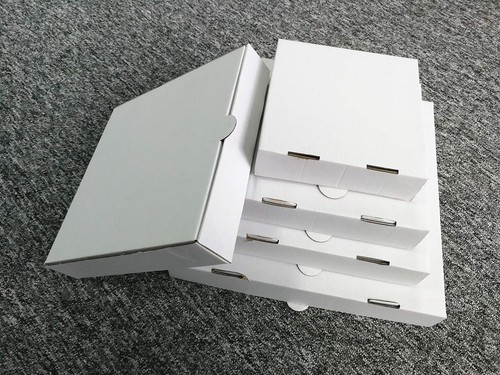 14 Premium White Corrugated Pizza Boxes Take Out Containers DIY Decoration for G - Picture 2 of 9