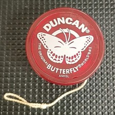 Duncan Butterfly Yoyo Red wide body transparent